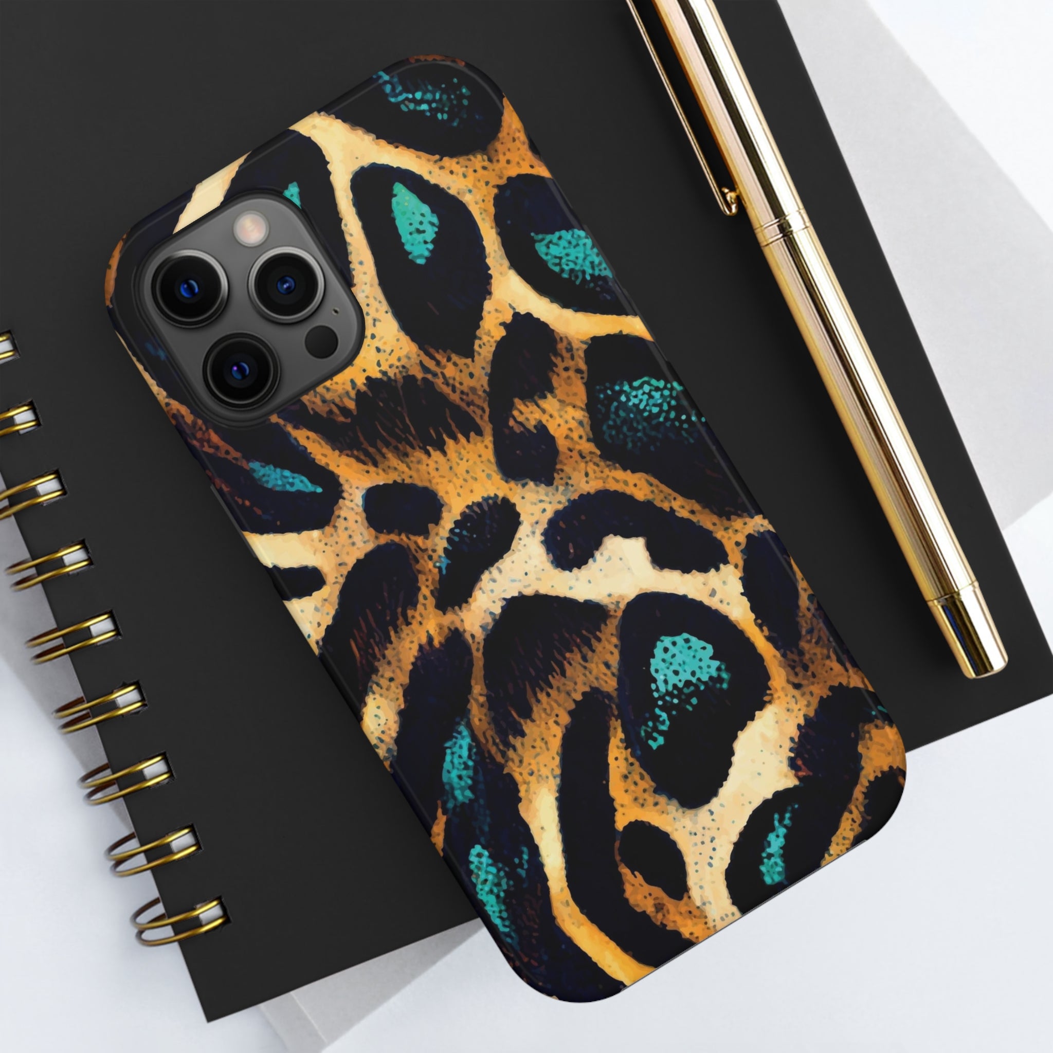 Dark Leopard - iPhone Tough Cases - phone cases