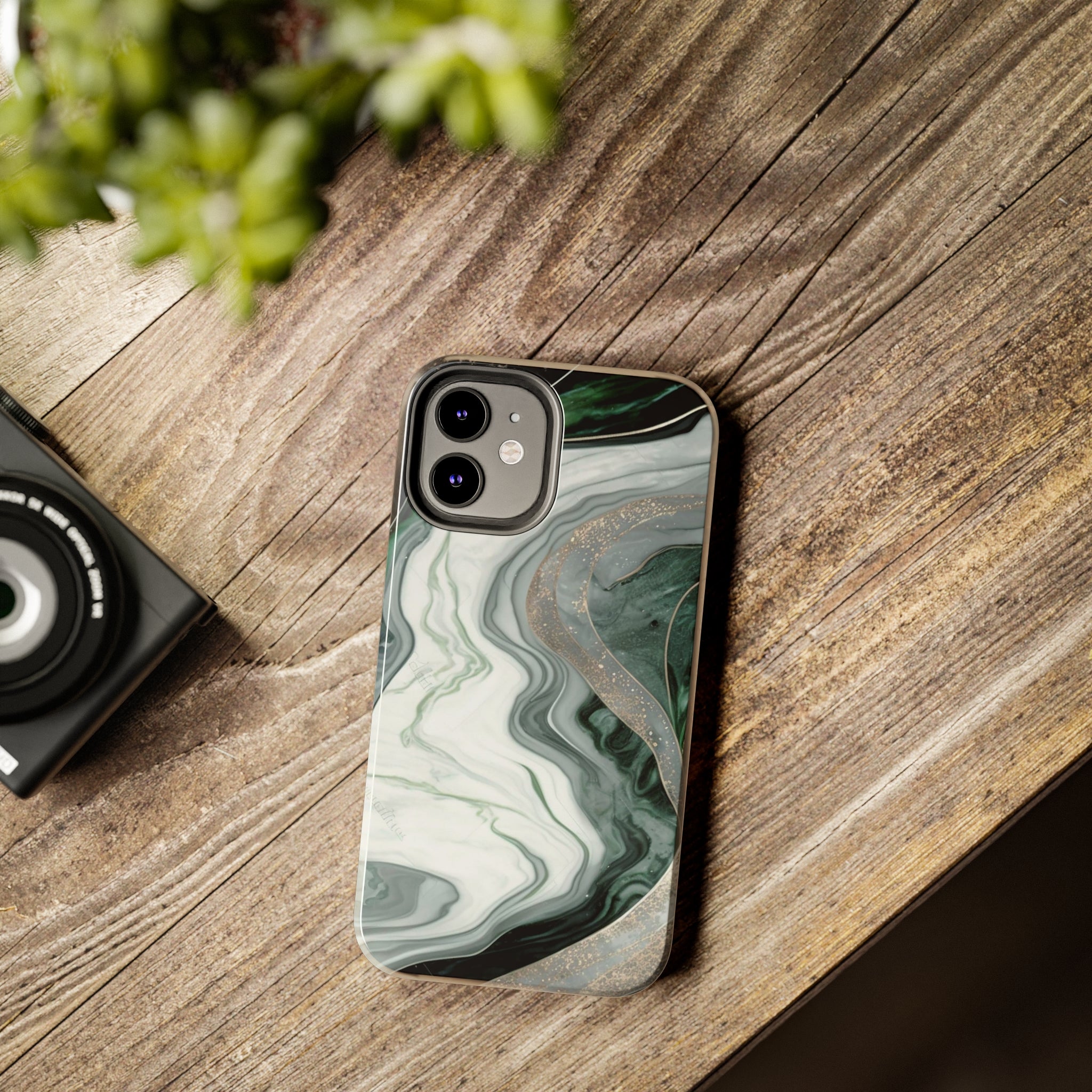 Green Marble - iPhone Tough Cases - phone cases