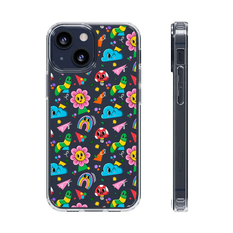 Colorful Characters - iPhone Clear Cases iPhone 13 Mini Without gift packaging - phone cases