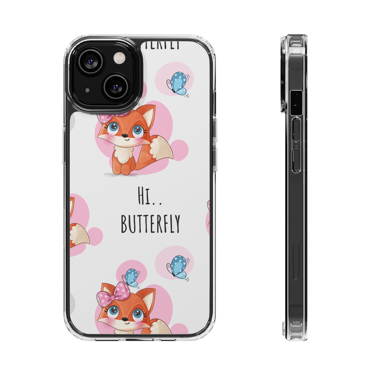 Cute Cat - iPhone Clear Cases iPhone 14 Without gift packaging - phone cases