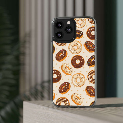 Chocolate Donuts - iPhone Clear Cases - phone cases