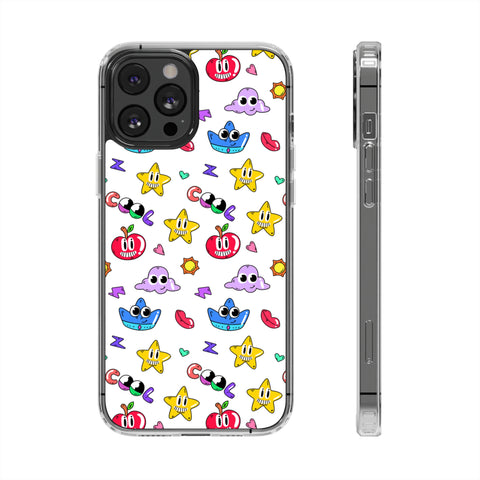 Mix Cartoon - iPhone Clear Cases iPhone 12 Pro Max Without gift packaging - phone cases