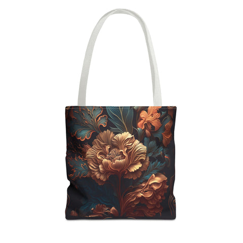 Tote Bag | Dark Floral Design