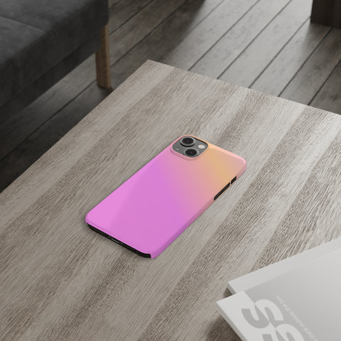 Gradient Pink - iPhone Slim Cases - phone cases