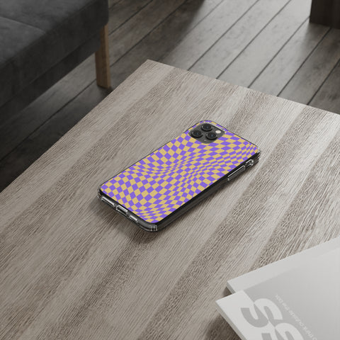 checkerboard - iPhone Clear Cases - phone cases