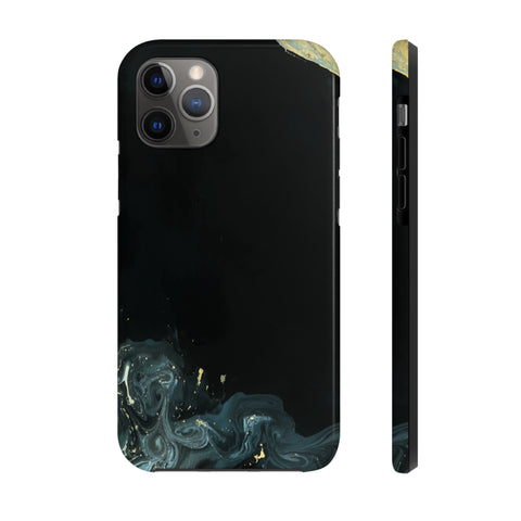 Golden liquid oil - iPhone Tough Cases iPhone 11 Pro - phone cases