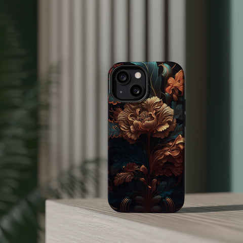 Dark floral - MagSafe Cases - phone cases