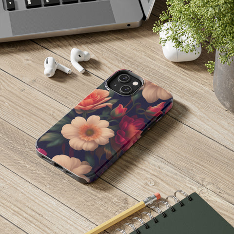 floral - iPhone Tough Cases - phone cases