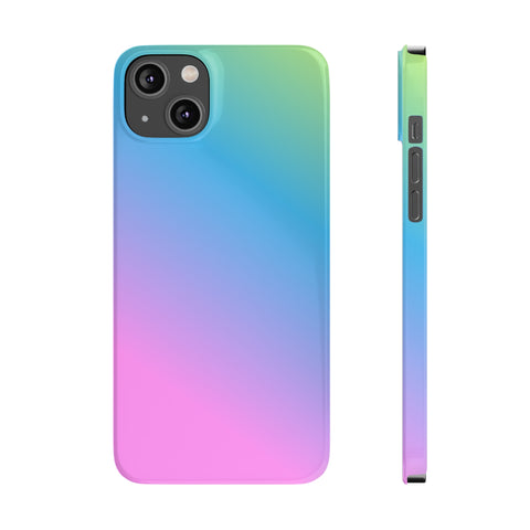 Gradient Colored - iPhone Slim Cases iPhone 14 Plus - phone cases