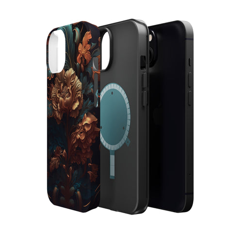 Dark floral - MagSafe Cases - phone cases