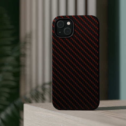 Red carbon fiber - MagSafe Cases - phone cases