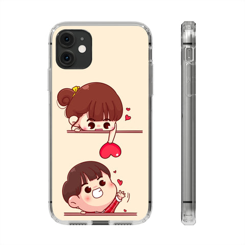 Couples - iPhone Clear Cases iPhone 11 Without gift packaging - phone cases