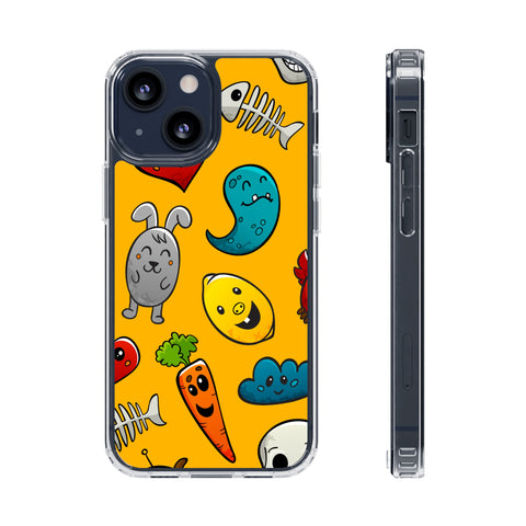 Fun Characters - iPhone Clear Cases iPhone 13 Mini Without gift packaging - phone cases