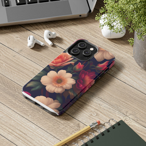 floral - iPhone Tough Cases - phone cases