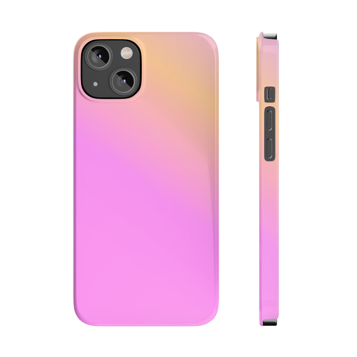 Gradient Pink - iPhone Slim Cases iPhone 14 - phone cases