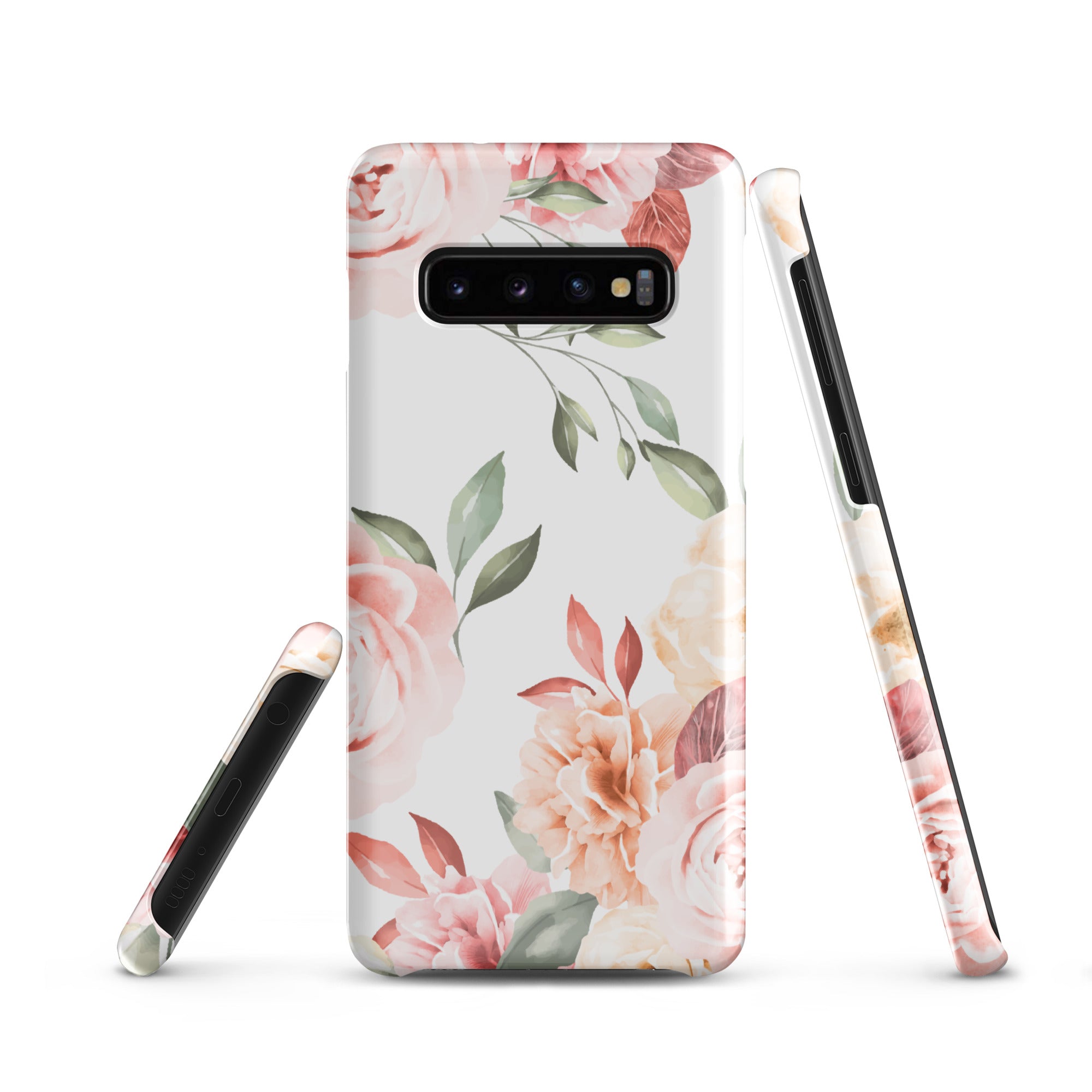 Vintage Floral - Samsung Snap case Samsung Galaxy S10 - phone cases