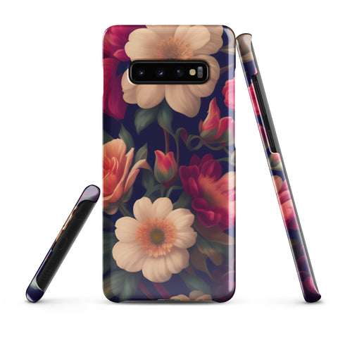 Floral - Samsung Snap case Glossy Samsung Galaxy S10 Plus - phone cases