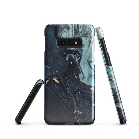 Blue Liquid - Samsung Snap case Glossy Samsung Galaxy S10e - phone cases