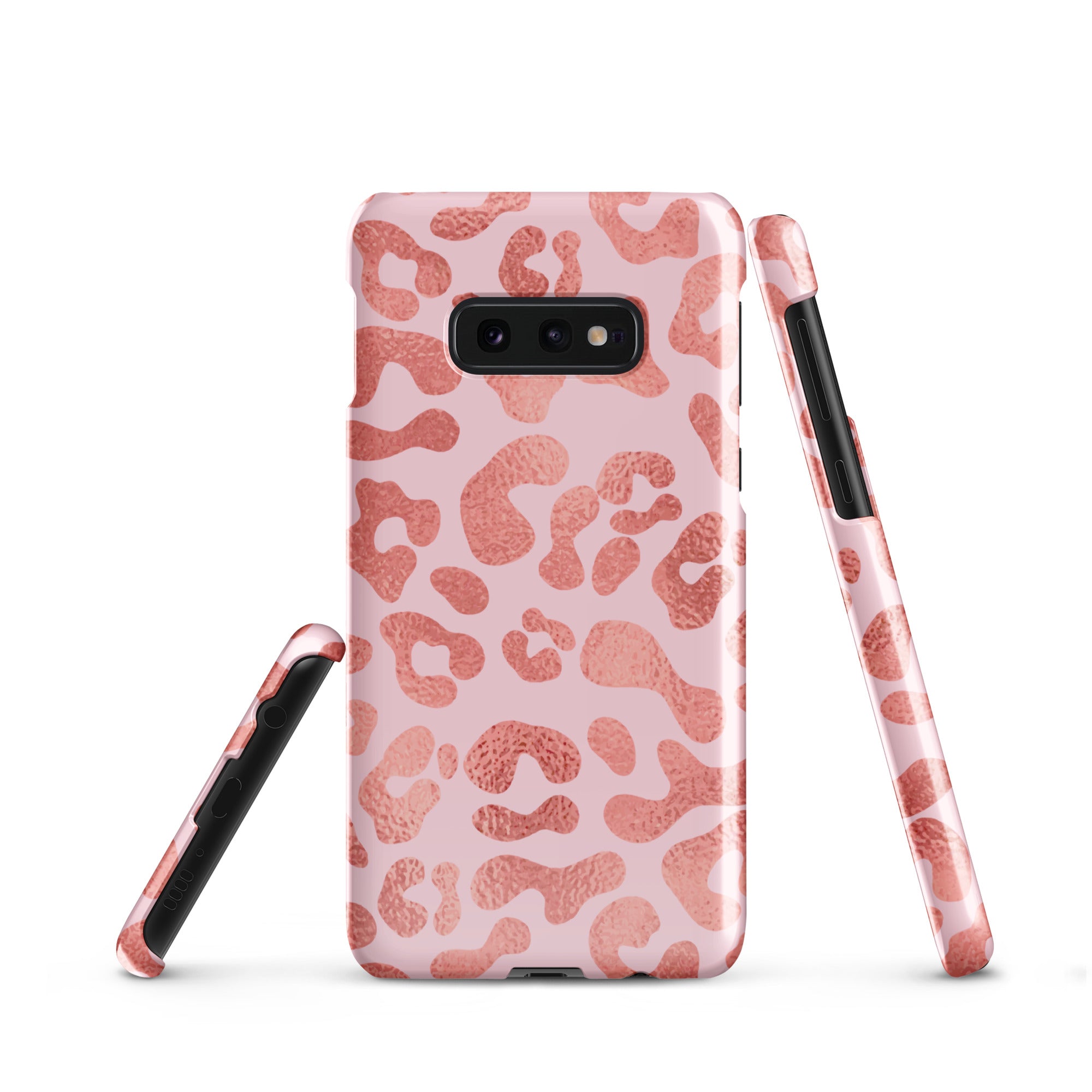 Pink Leopard - Samsung Snap case Glossy Samsung Galaxy S10e - phone cases