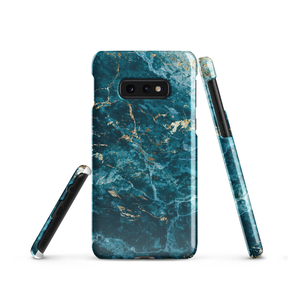 Liquid Blue marble - Samsung Snap case Glossy Samsung Galaxy S10e - phone cases