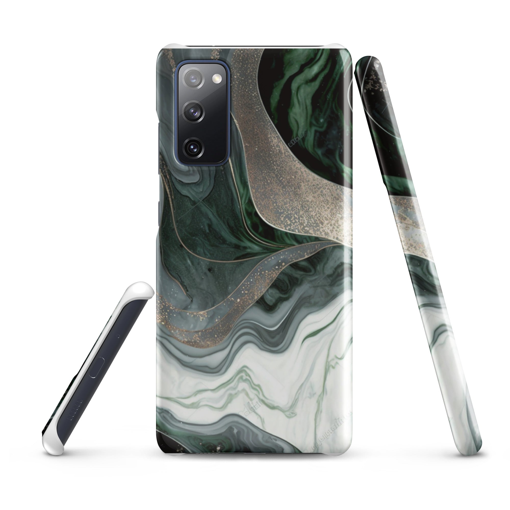 Green Marble - Samsung Snap case Glossy Samsung Galaxy S20 FE - phone cases