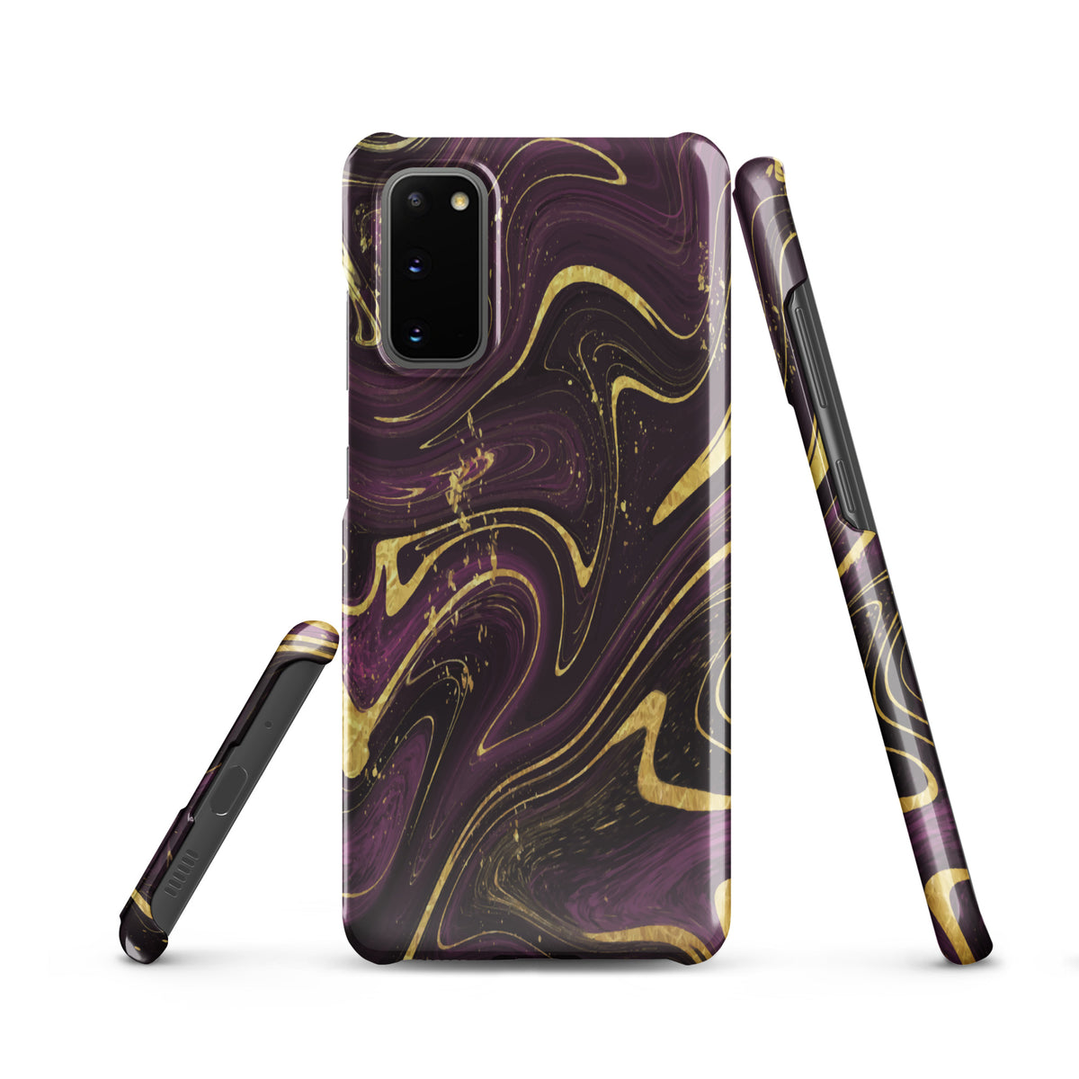 Golden Liquid Marble - Samsung Snap case Glossy Samsung Galaxy S20 - phone cases