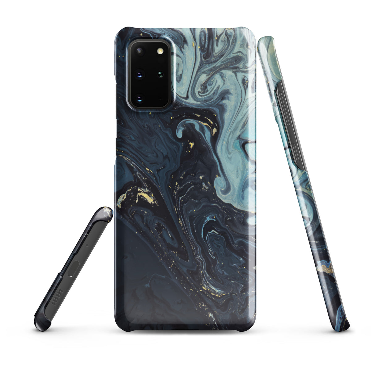 Blue Liquid - Samsung Snap case Glossy Samsung Galaxy S20 Plus - phone cases