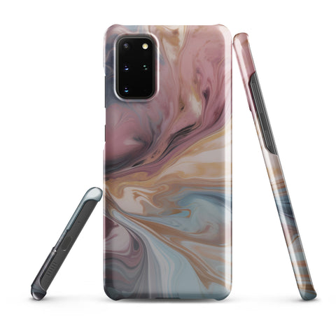 Liquid Colored Marble - Samsung Snap case Glossy Samsung Galaxy S20 Plus - phone cases