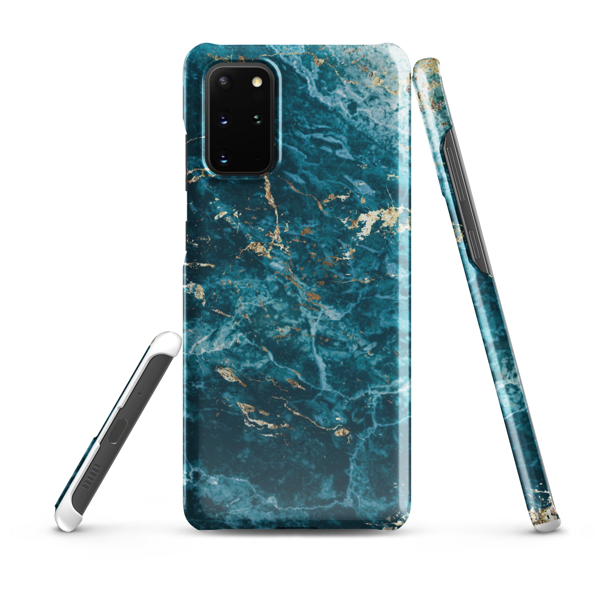 Liquid Blue marble - Samsung Snap case Glossy Samsung Galaxy S20 Plus - phone cases