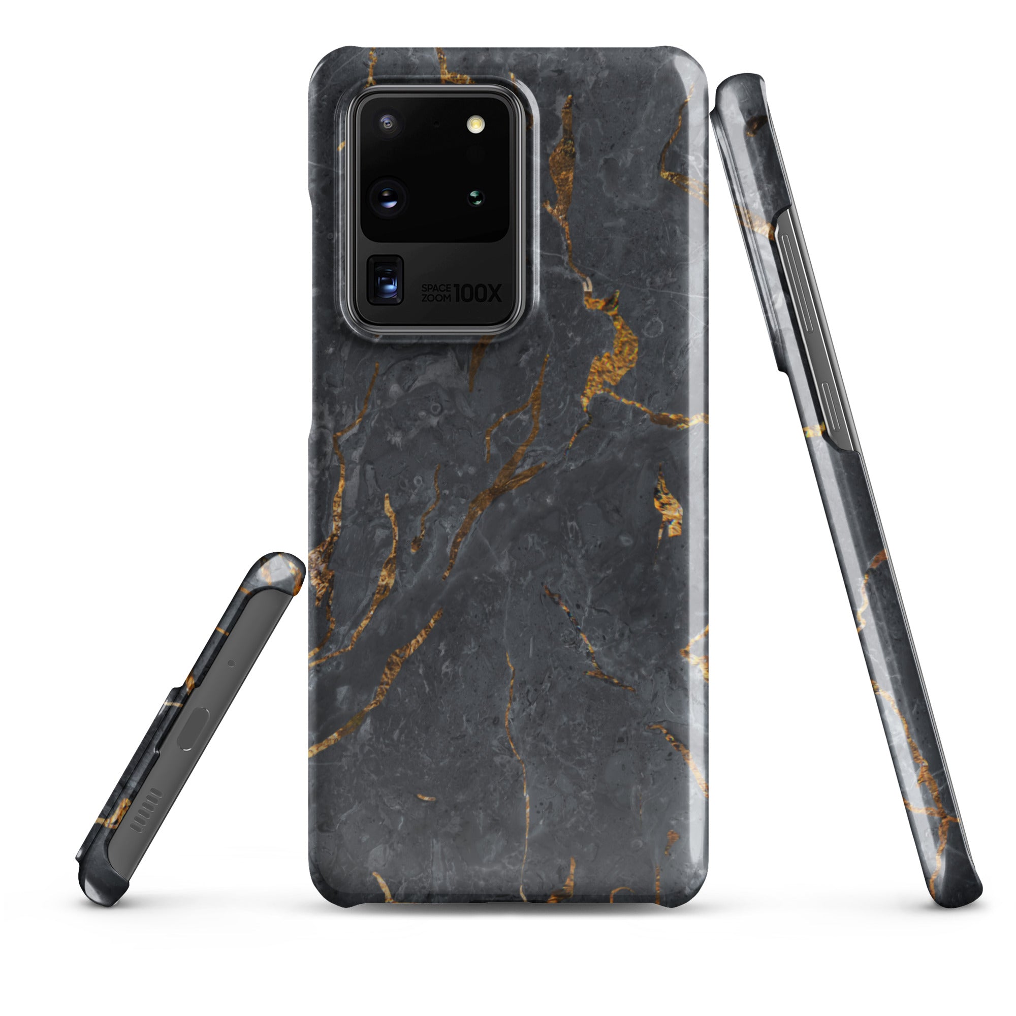 Black Golden Marble - Samsung Snap case Glossy Samsung Galaxy S20 Ultra - phone cases