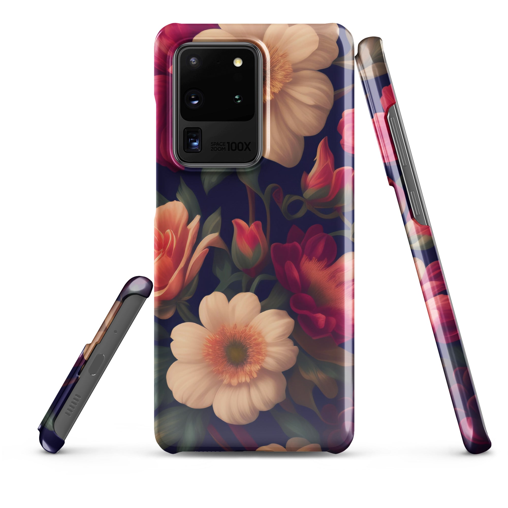 Floral - Samsung Snap case Glossy Samsung Galaxy S20 Ultra - phone cases