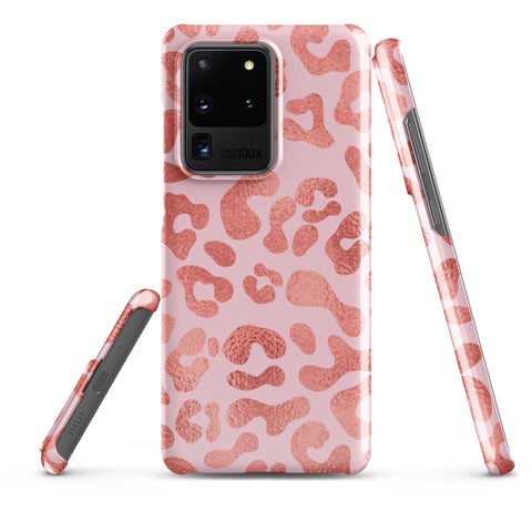 Pink Leopard - Samsung Snap case Glossy Samsung Galaxy S20 Ultra - phone cases