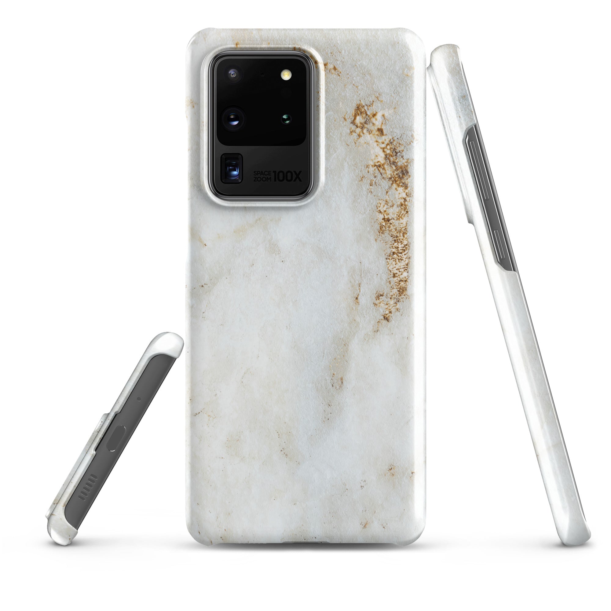 White Golden Marble - Samsung Snap case Glossy Samsung Galaxy S20 Ultra - phone cases