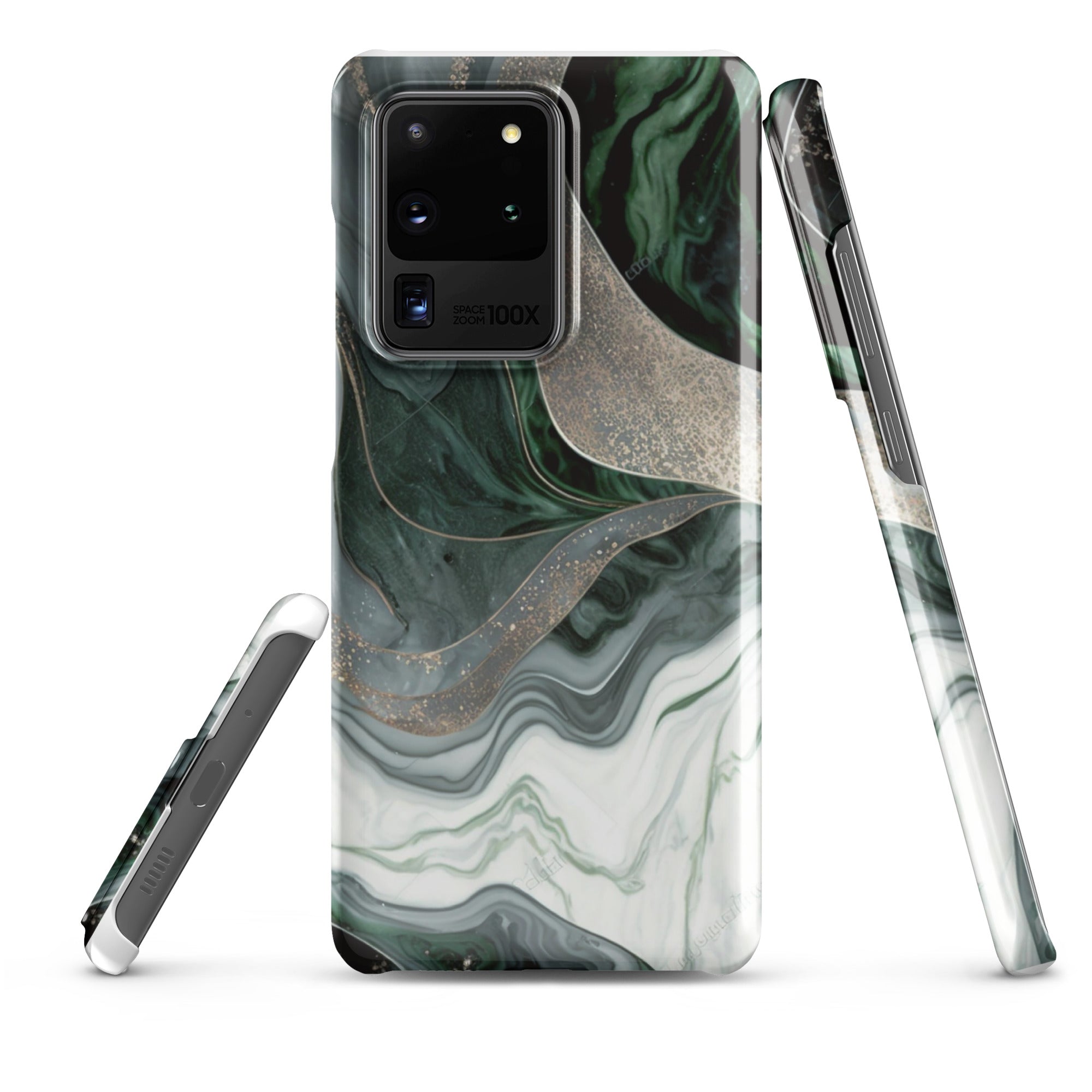 Green Marble - Samsung Snap case Glossy Samsung Galaxy S20 Ultra - phone cases