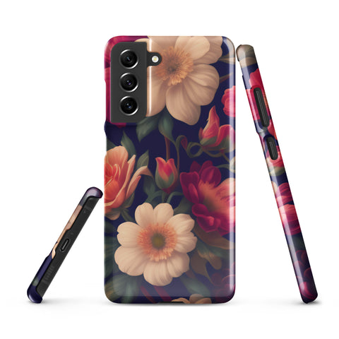 Floral - Samsung Snap case Glossy Samsung Galaxy S21 FE - phone cases