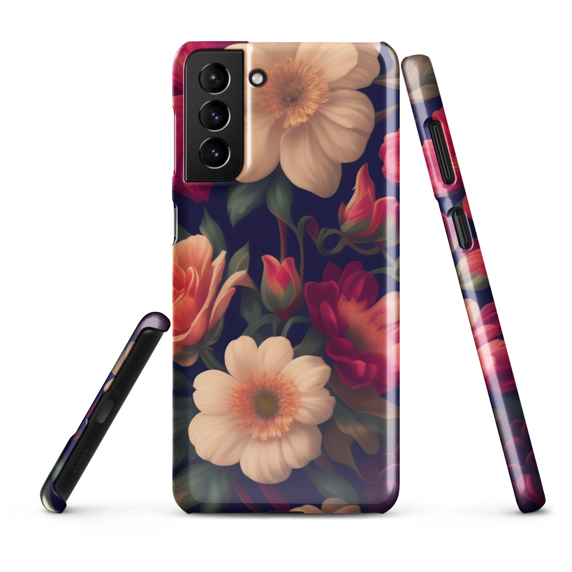 Floral - Samsung Snap case Glossy Samsung Galaxy S21 Plus - phone cases