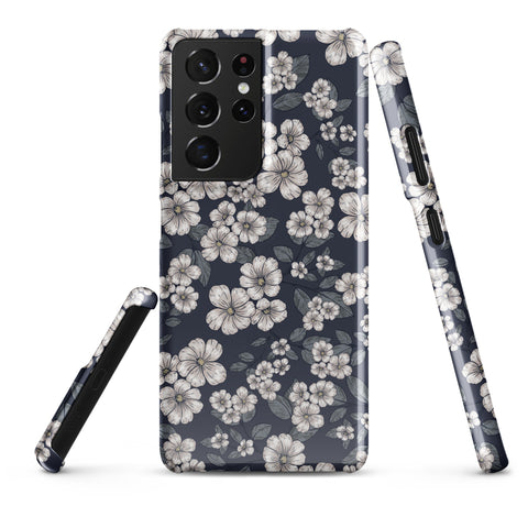 Floral - Samsung Snap case Glossy Samsung Galaxy S21 Ultra - phone cases