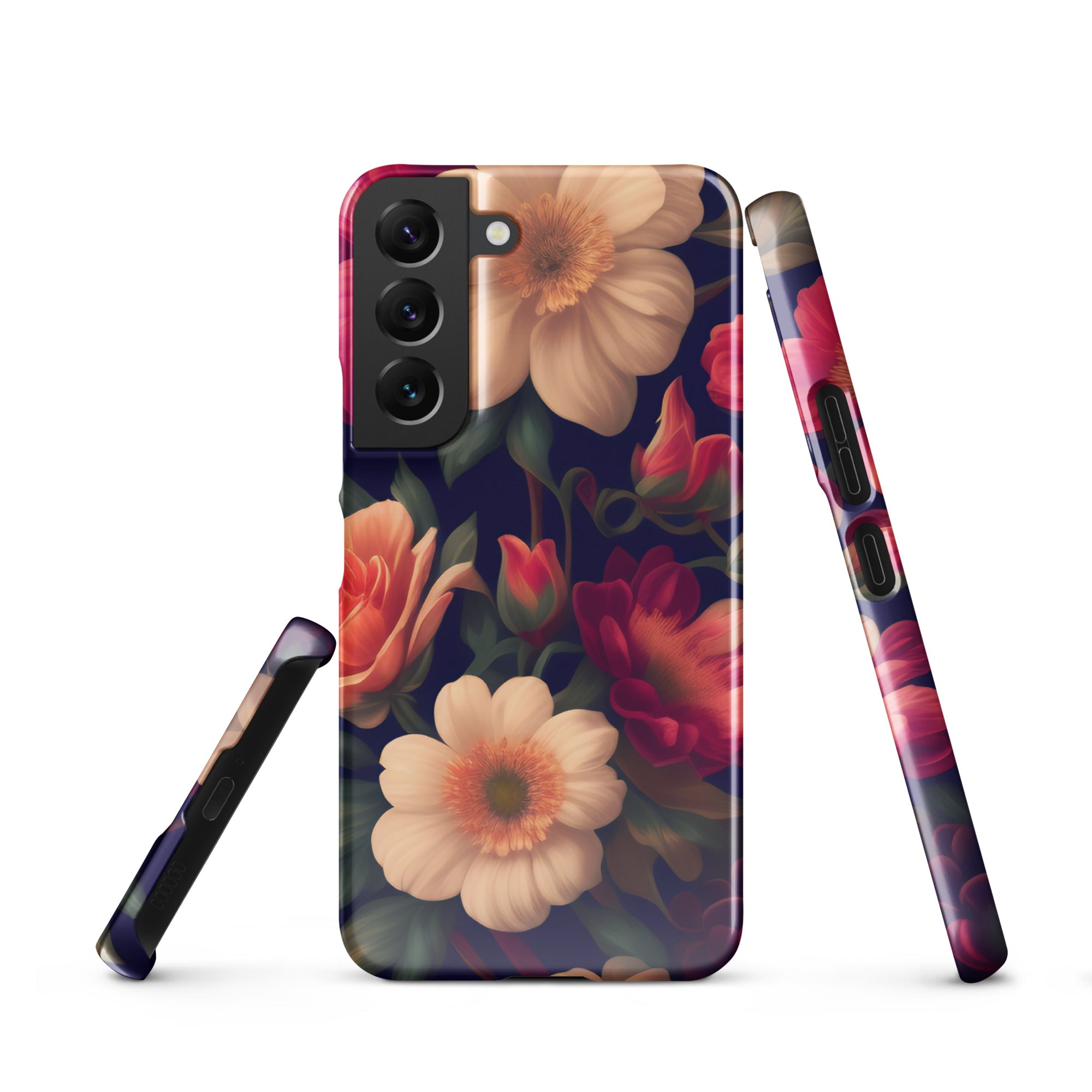 Floral - Samsung Snap case Glossy Samsung Galaxy S22 - phone cases