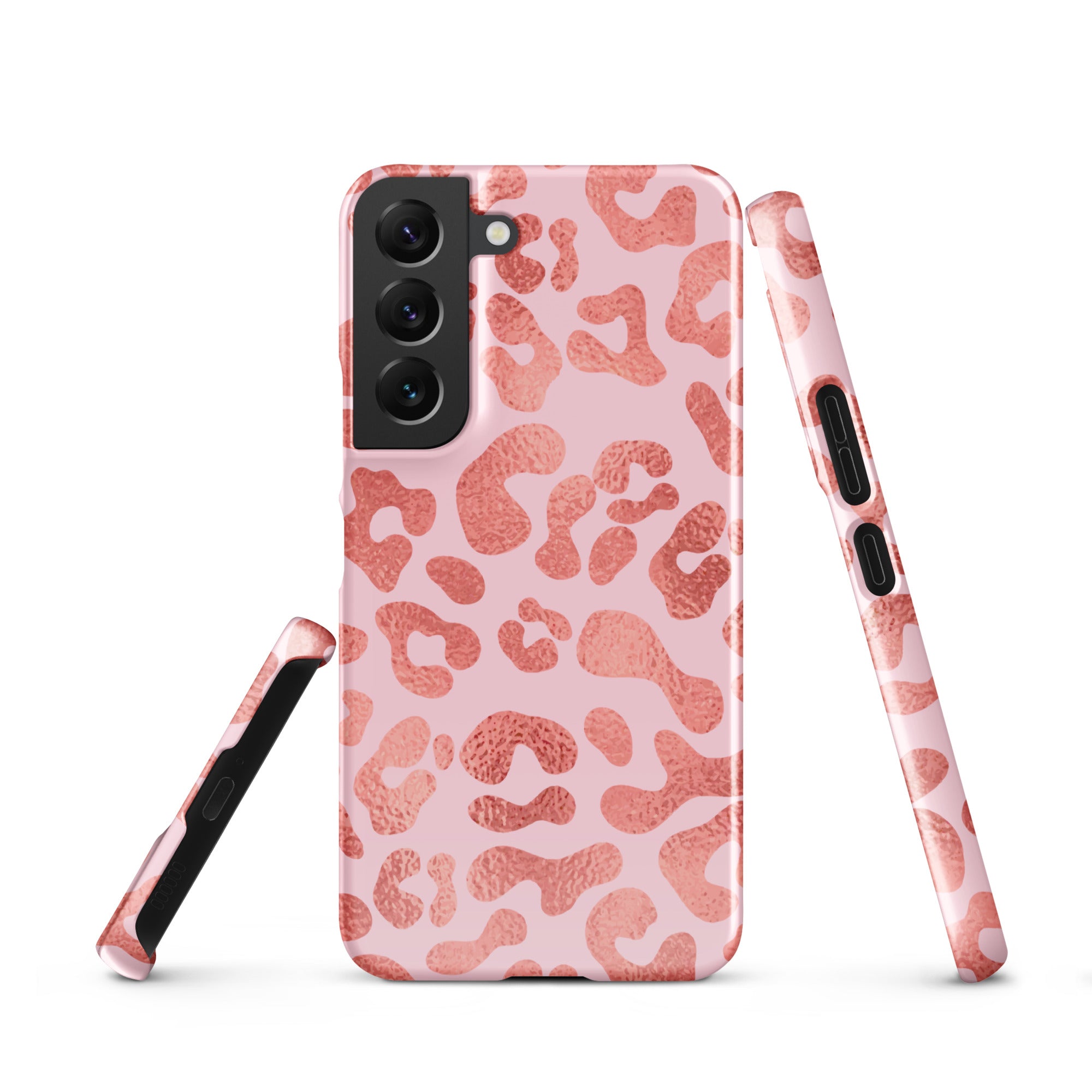 Pink Leopard - Samsung Snap case Glossy Samsung Galaxy S22 - phone cases