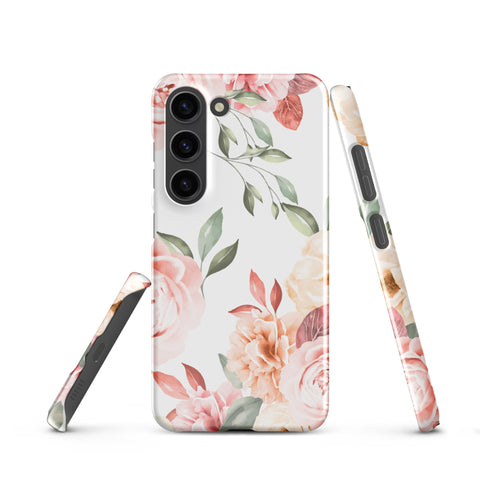 Vintage Floral - Samsung Snap case Samsung Galaxy S23 - phone cases