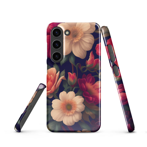 Floral - Samsung Snap case Glossy Samsung Galaxy S23 - phone cases