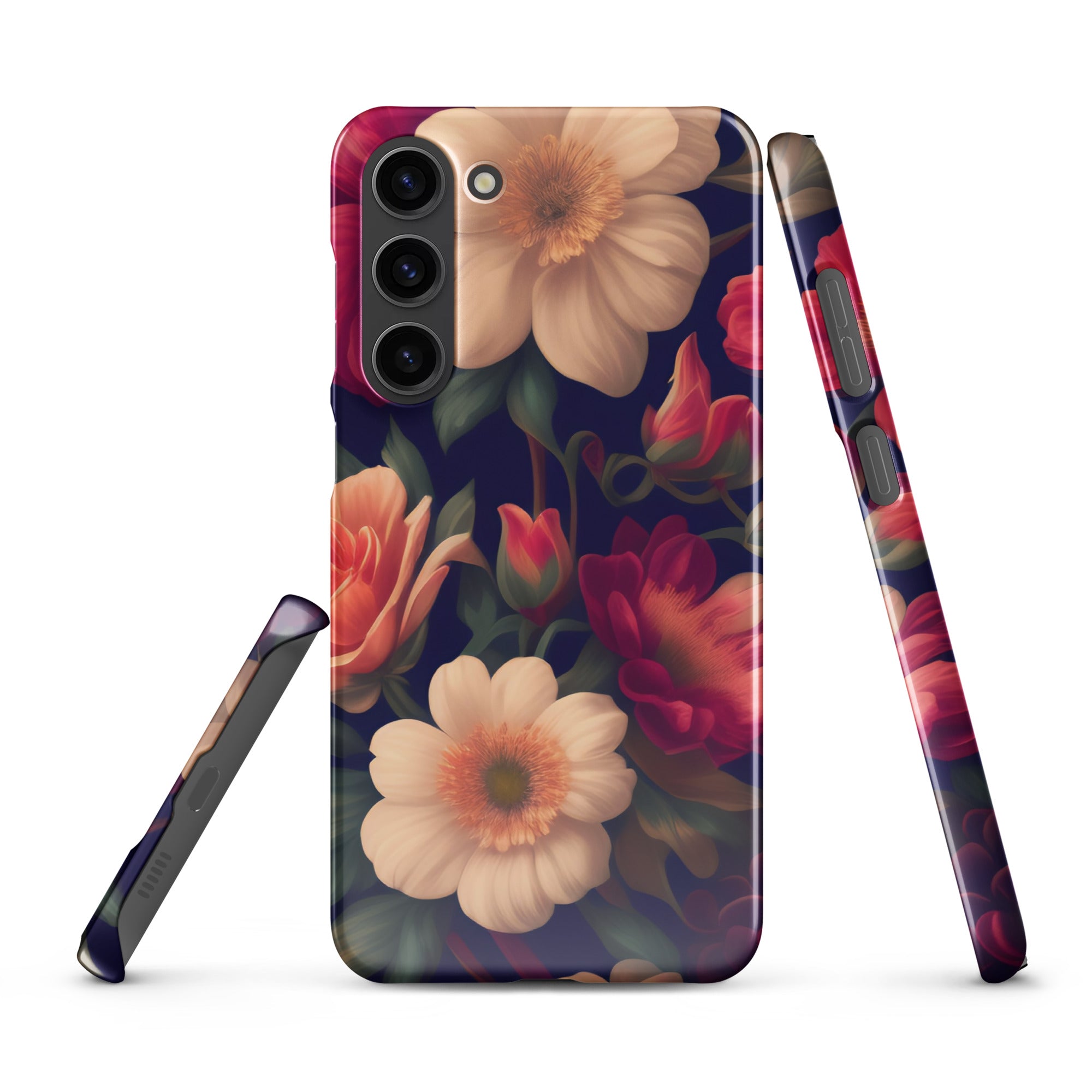 Floral - Samsung Snap case Glossy Samsung Galaxy S23 Plus - phone cases