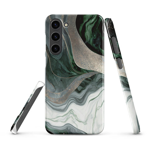 Green Marble - Samsung Snap case Glossy Samsung Galaxy S23 Plus - phone cases