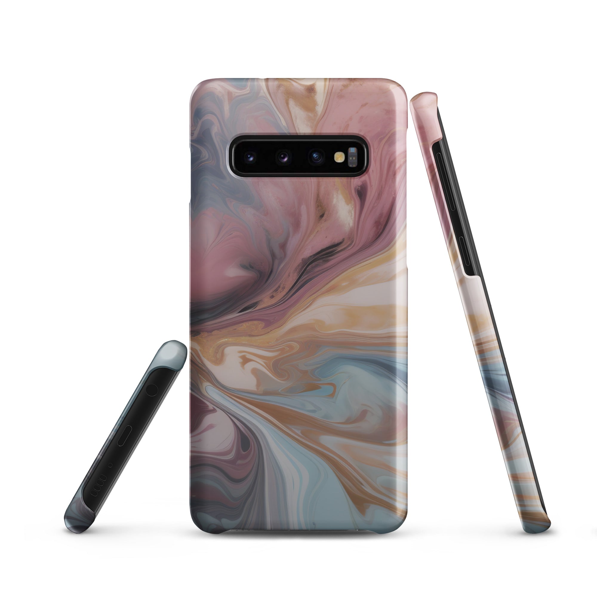 Liquid Colored Marble - Samsung Snap case Matte Samsung Galaxy S10 - phone cases