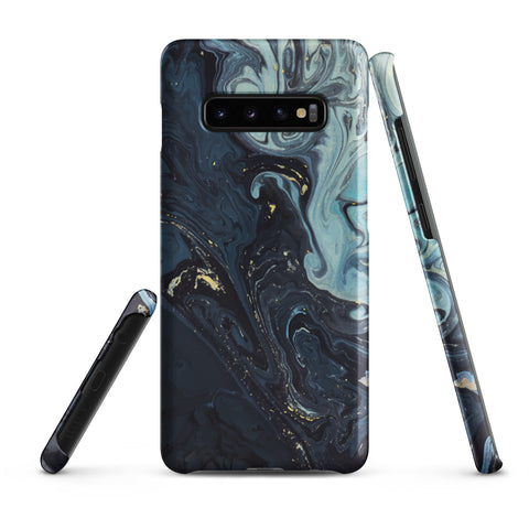 Blue Liquid - Samsung Snap case Matte Samsung Galaxy S10 Plus - phone cases