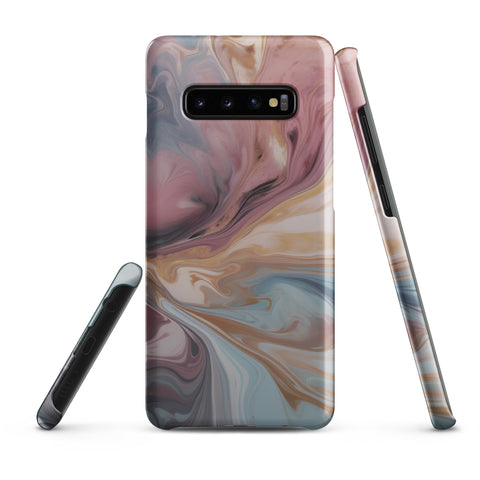 Liquid Colored Marble - Samsung Snap case Matte Samsung Galaxy S10 Plus - phone cases