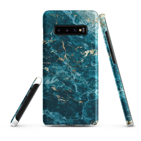 Liquid Blue marble - Samsung Snap case Matte Samsung Galaxy S10 Plus - phone cases