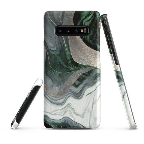 Green Marble - Samsung Snap case Matte Samsung Galaxy S10 Plus - phone cases