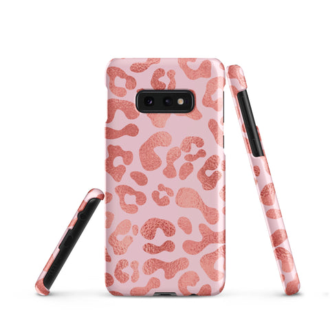 Pink Leopard - Samsung Snap case Matte Samsung Galaxy S10e - phone cases