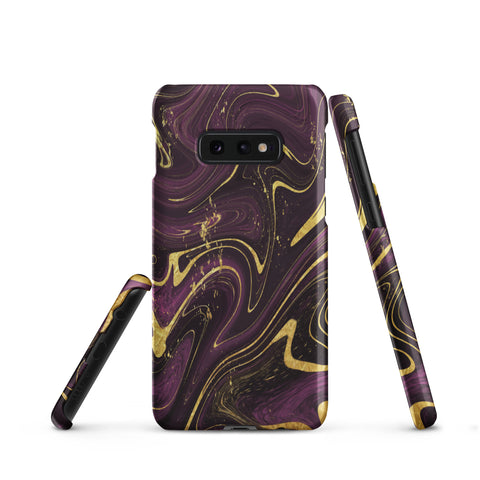 Golden Liquid Marble - Samsung Snap case Matte Samsung Galaxy S10e - phone cases